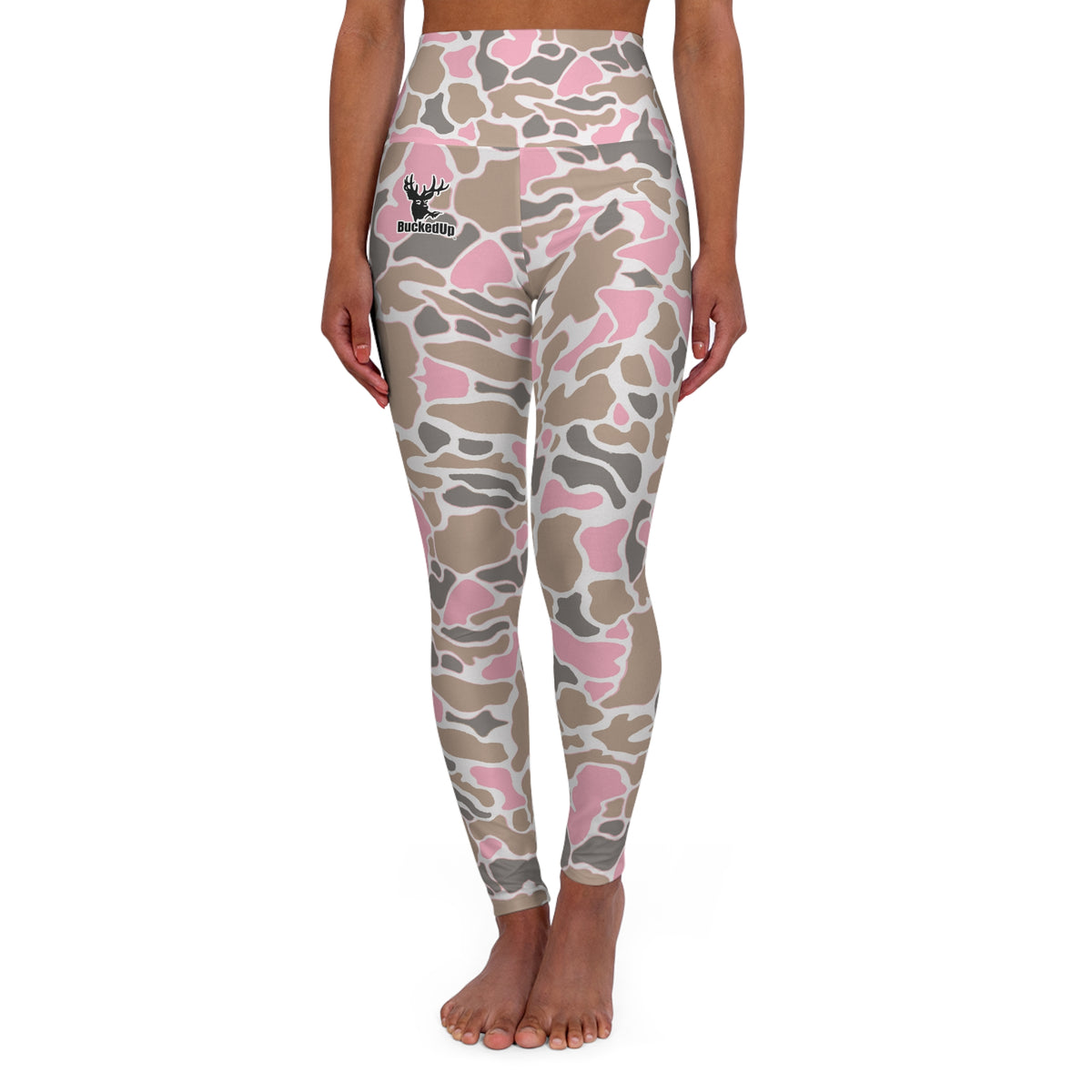 Duck Huntress Camo with BuckedUp® Logo Leggings