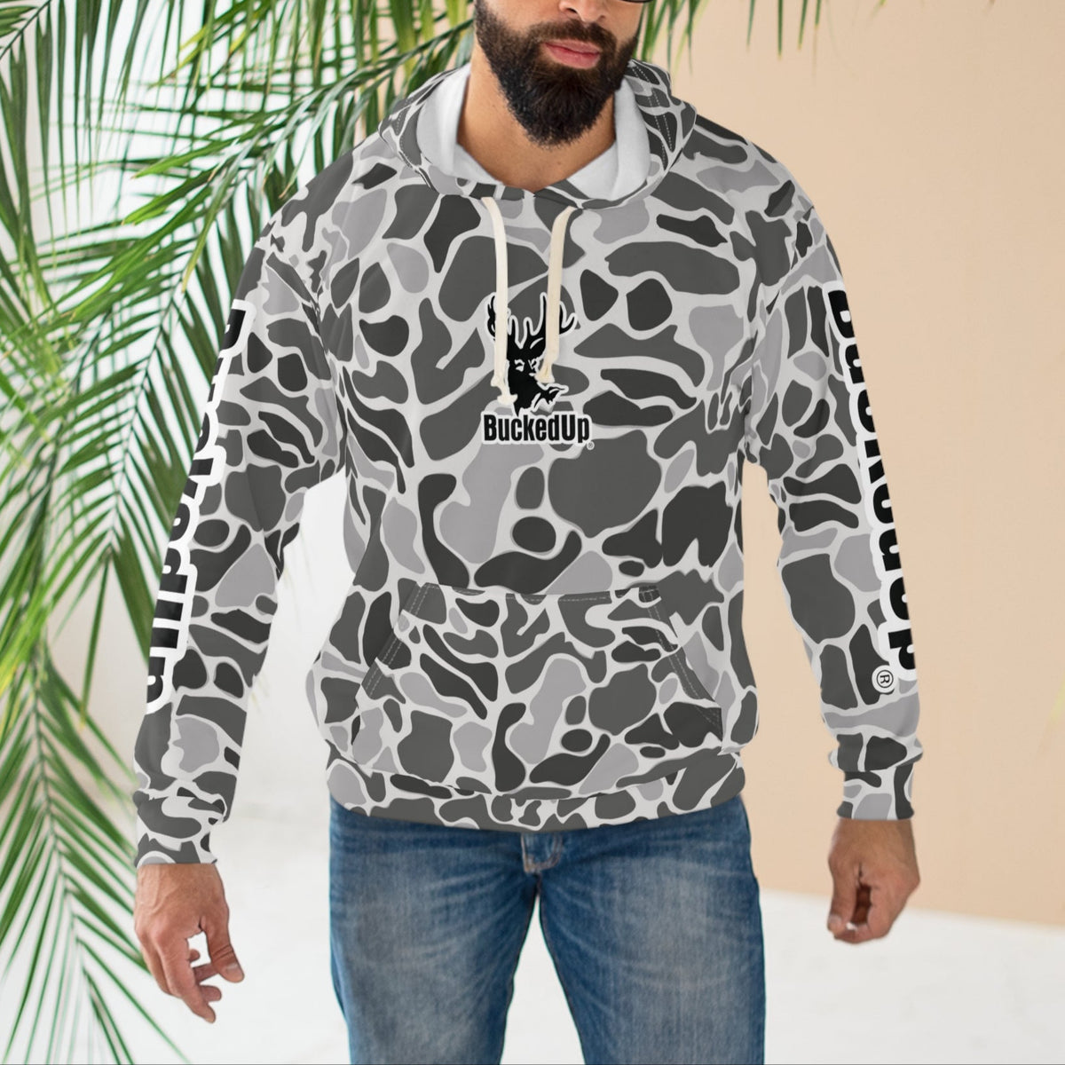 White Duck Camo BuckedUp Pullover Hoodie