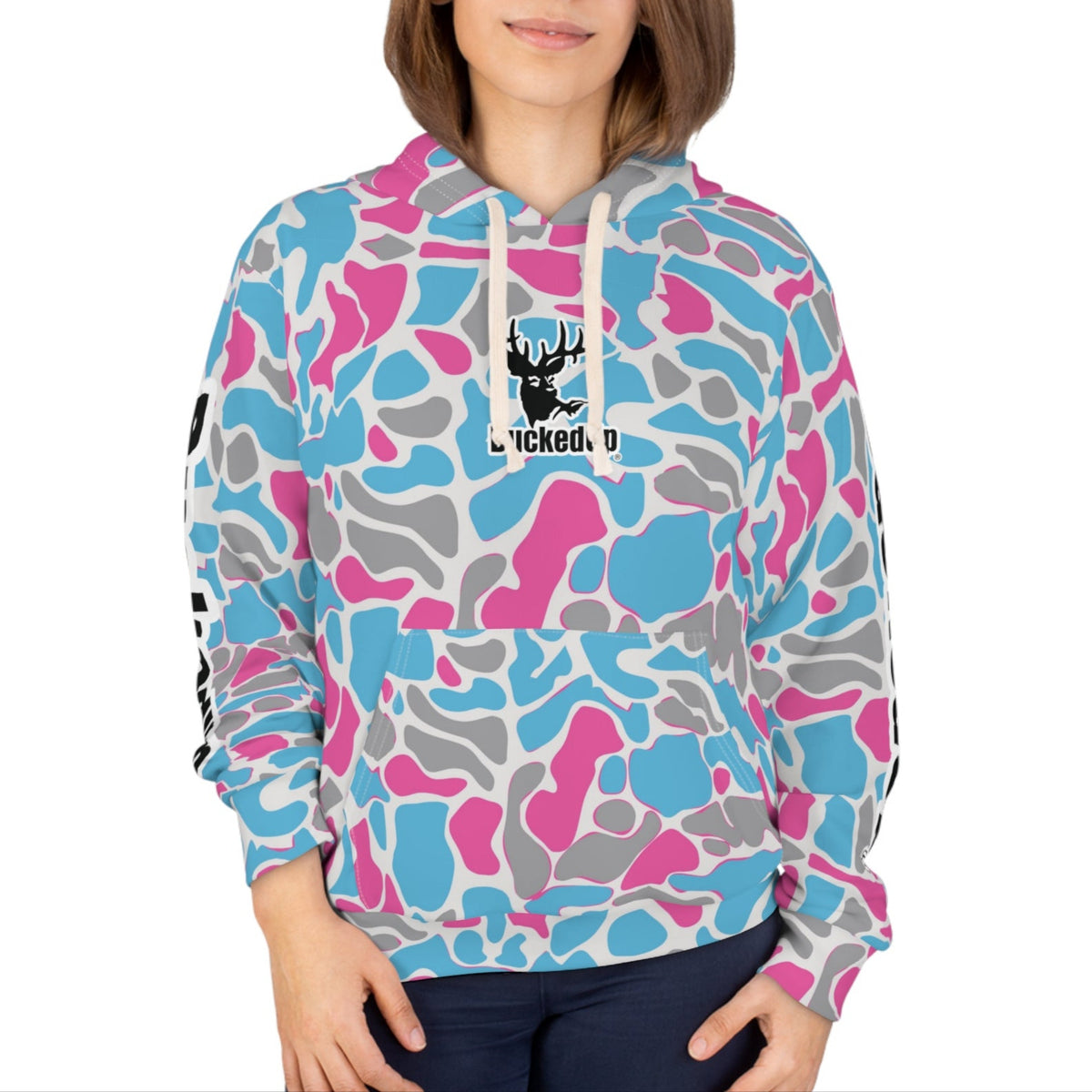 Girly Duck Camo BuckedUp Pullover Hoodie