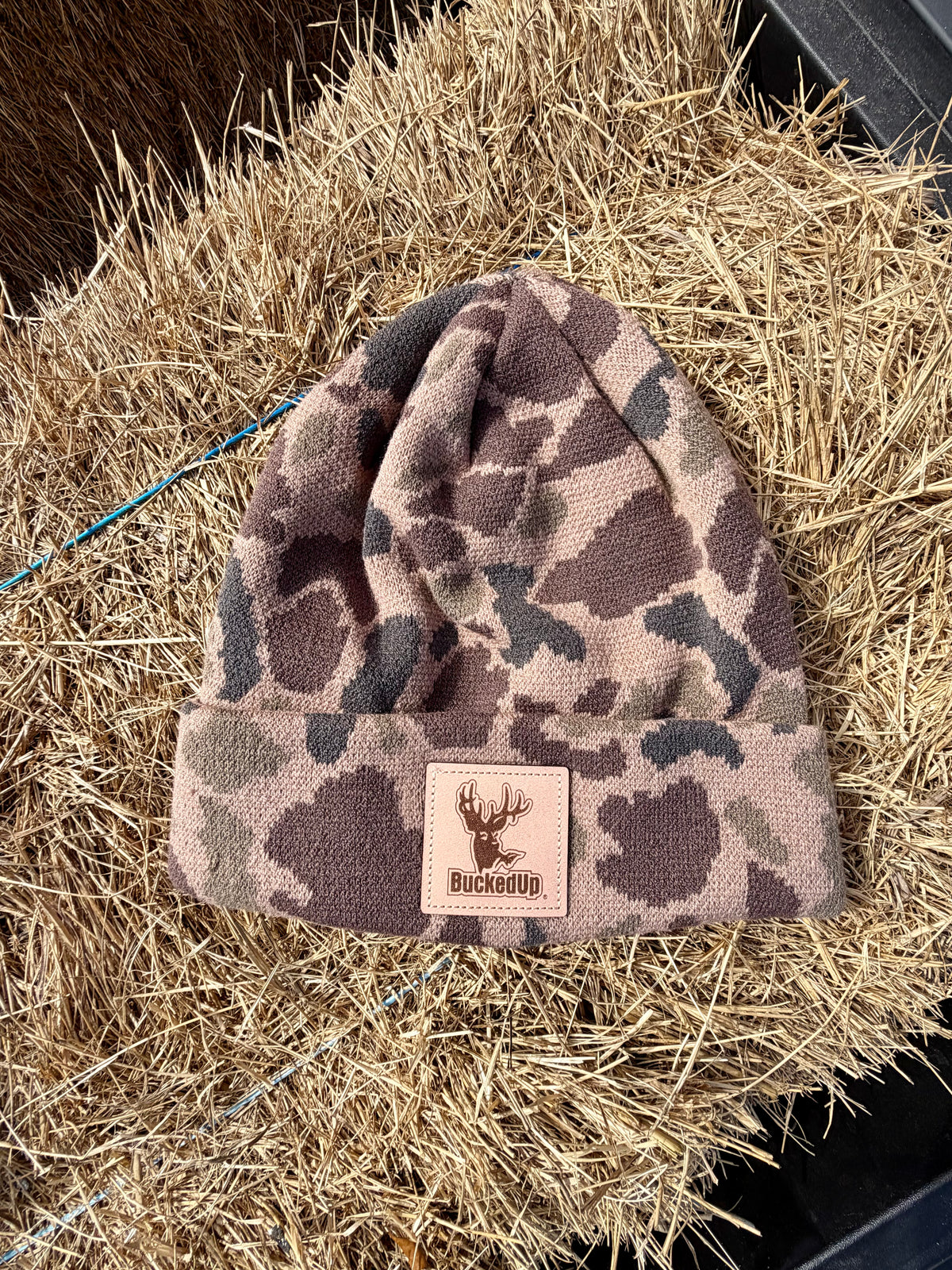 Richardson Brown Duck Camo BuckedUp® Patch Beanie - BuckedUp Apparel