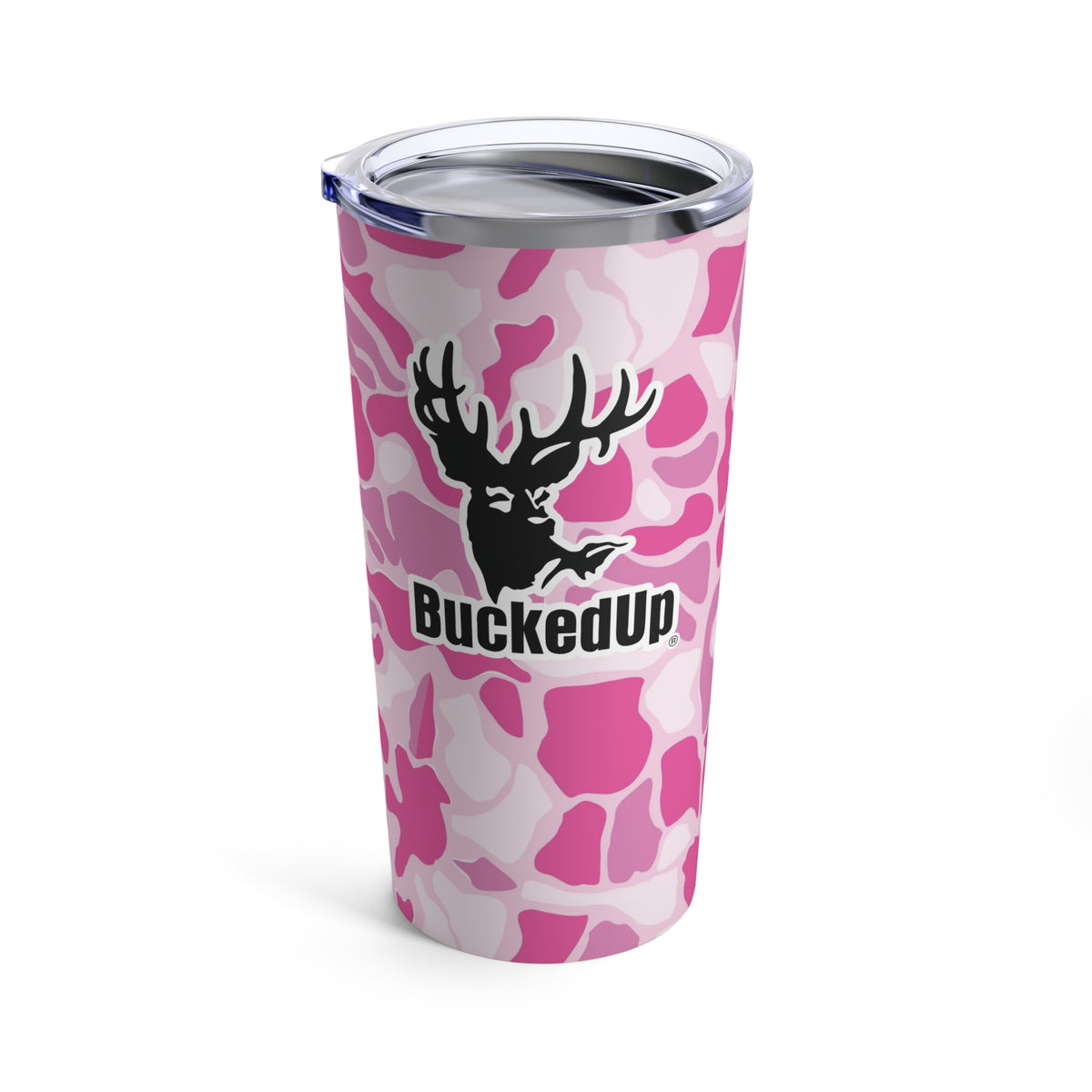 Pink Duck Camo with Classic BuckedUp® Logo Tumbler 20oz