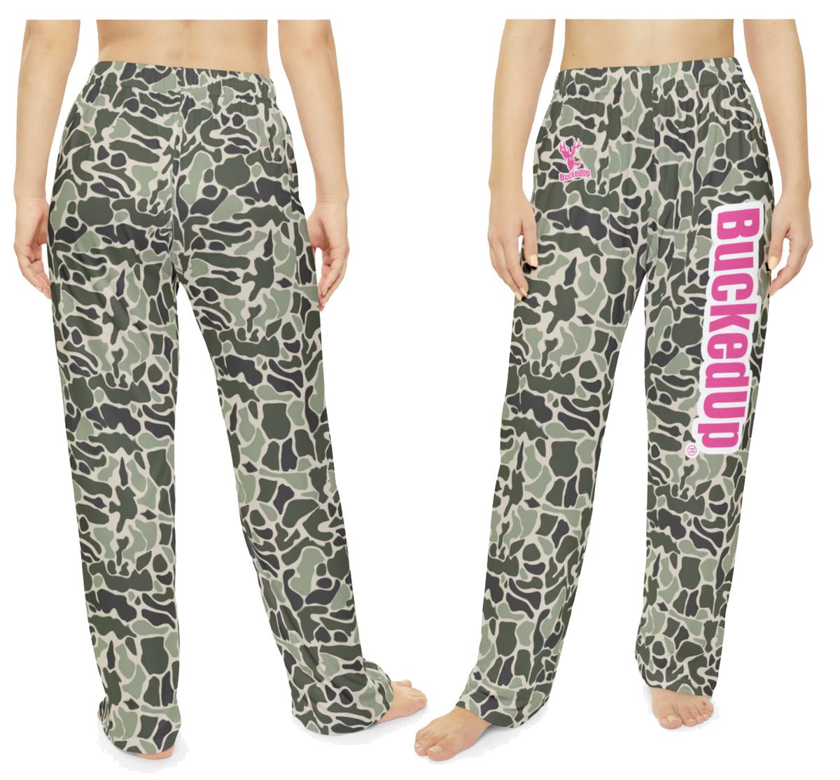 Women's BuckedUp® Swamp Duck Camo Lounge Pants