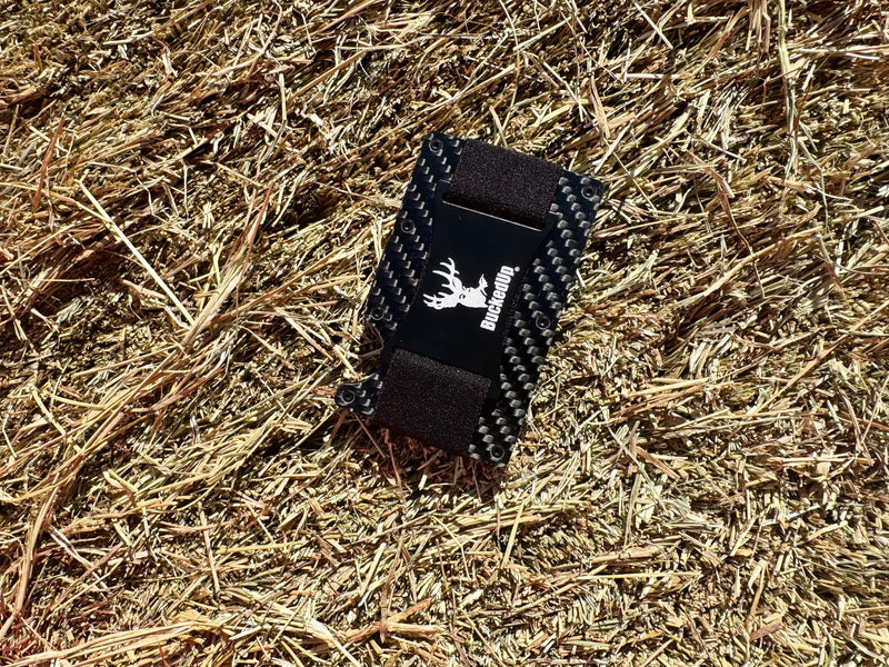 Carbon Fiber BuckedUp wallet with RFI Blocking - BuckedUp Apparel
