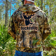 Zipper Hoodie BuckedUp® Realtree APG Camo with Classic BuckedUp® Logo