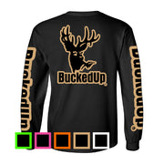 Long Sleeve Black with Classic BuckedUp® Logo