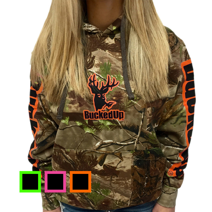 Pullover Hoodie Realtree APG Camo with Classic BuckedUp® Logo