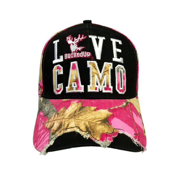 BuckedUp® Destroyed Love Camo Hat