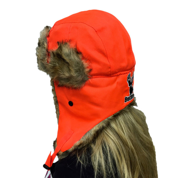 Hunter Orange Trapper BuckedUp® Hat