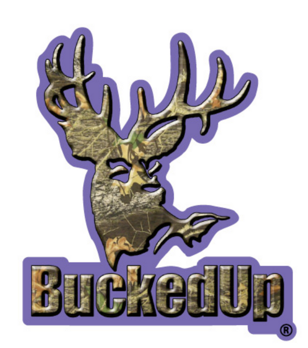 BuckedUp® Purple Camo Decal