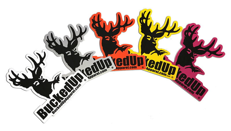 Decal - (White, Yellow, Pink, Orange, Grey) - BuckedUp Apparel