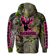 Pullover Hoodie Realtree APG Camo with Pink BuckedUp® Logo