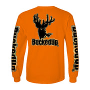 Long Sleeve Orange with Camo Black BuckedUp® Logo