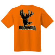 Short Sleeve Orange with Camo-Black BuckedUp® Logo